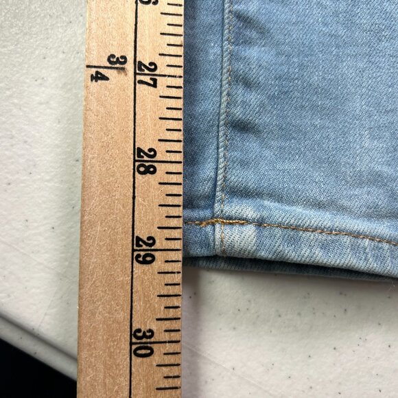 American Eagle Jeans Mens 30 X 30 Slim Straight Airflex Blue Stretch Denim Light - Picture 10 of 10